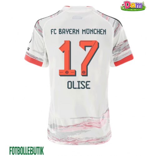 Bayern Munich Michael Olise #17 Bortatröja Kvinnor 2025-26 Kortärmad